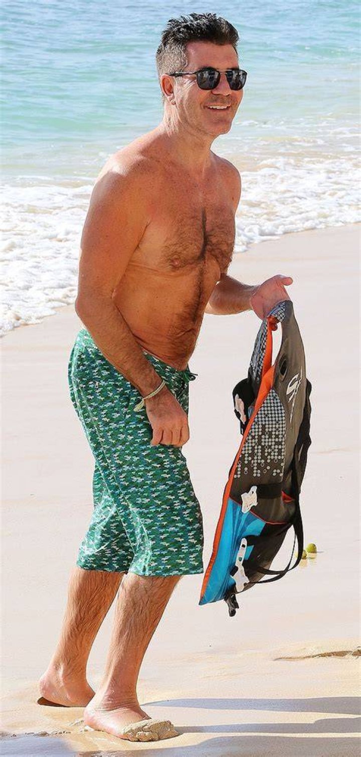 Simon Cowell shows off weight loss transformation in rare photo with