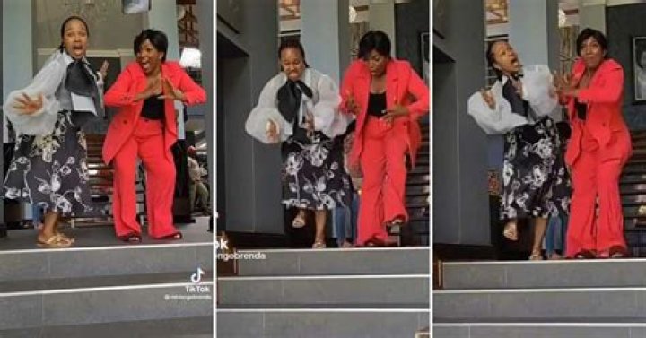 Sindi Dlathu and Brenda Mhlongo sang a funny song Sindi Dlathu and Brenda Mhlongo sang a funny song