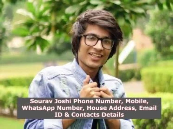 Sourav Joshi Phone Number WhatsApp Number Contact Mobile