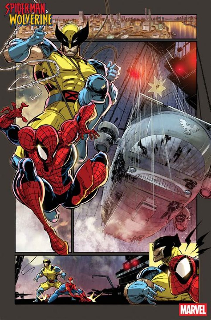 Spider-Man Peter Parker Wolverine Logan James Howlett X-Men fist bump friendship Marvel