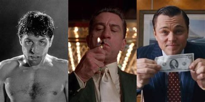 Split image of Robert De Niro in Taxi Driver and Raging Bull