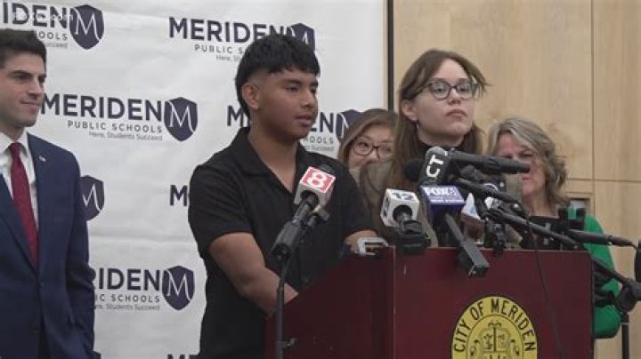 Student returns home and does yard work