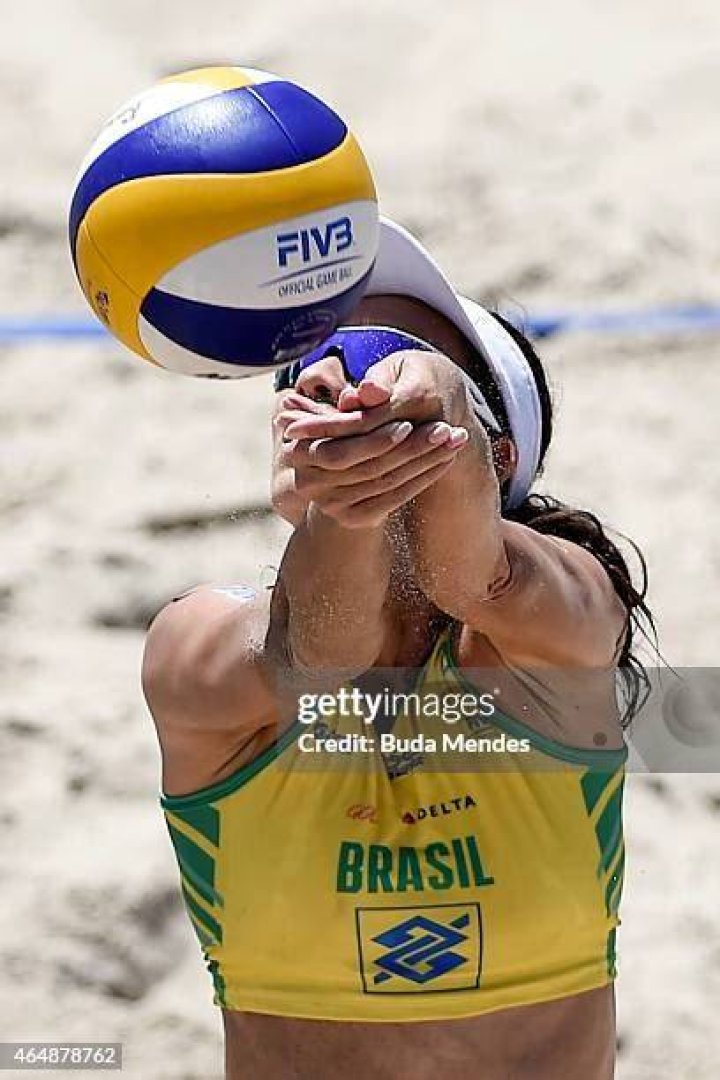 Talita Antunes of Brazil in action at the FIVB Beach Volleyball World Tour Rio Open Talita Antunes of Brazil in action at the FIVB Beach Volleyball World Tour Rio Open