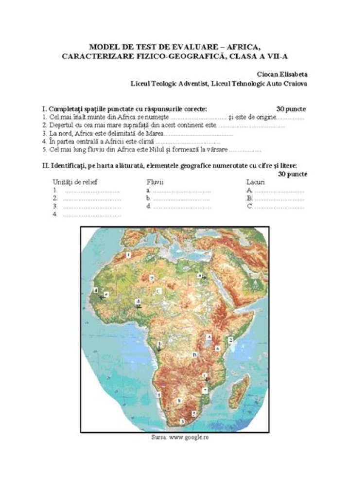 test africa