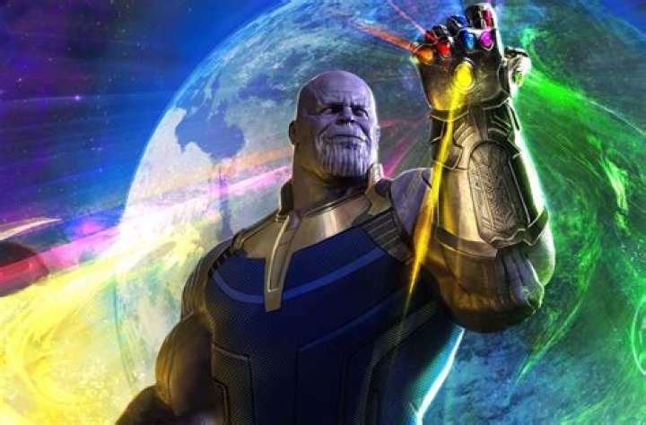 Thanos in Avengers Infinity War and Scarlet Witch in WandaVision