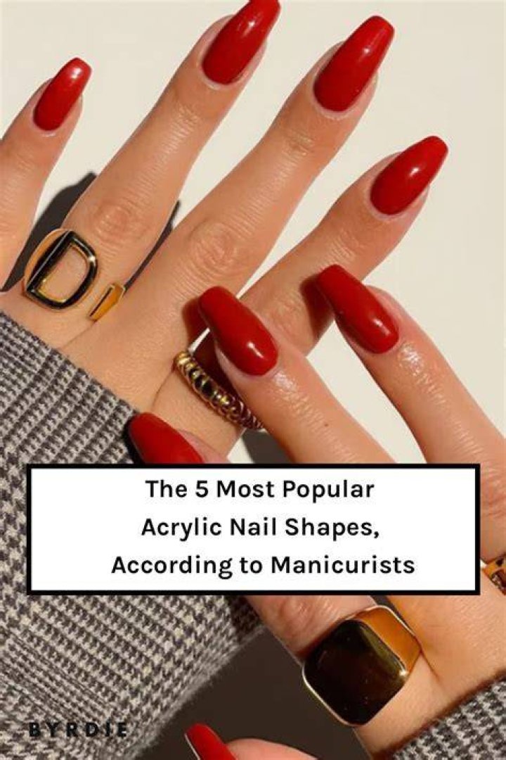 The 5 Most Popular Acrylic Nail Shapes, According to Manicurists