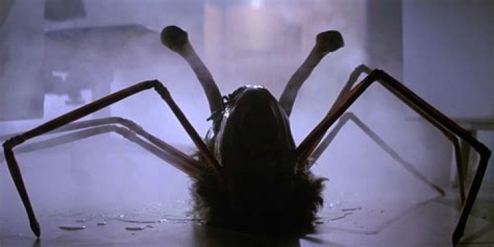The alien head grows legs in The Thing