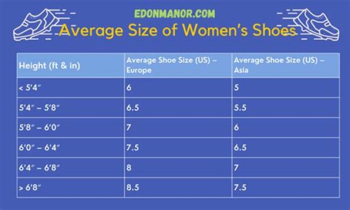 The average size of women's booties in the world was revealed