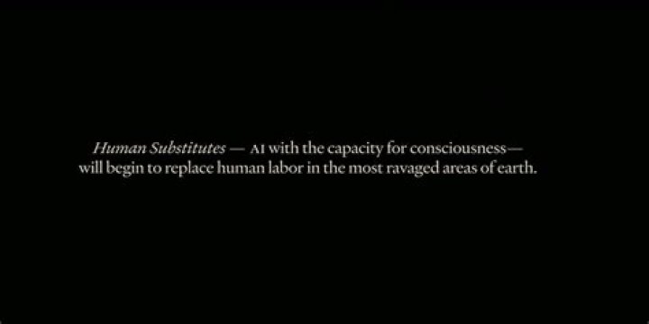 The Opening Title Card of Foe the movie