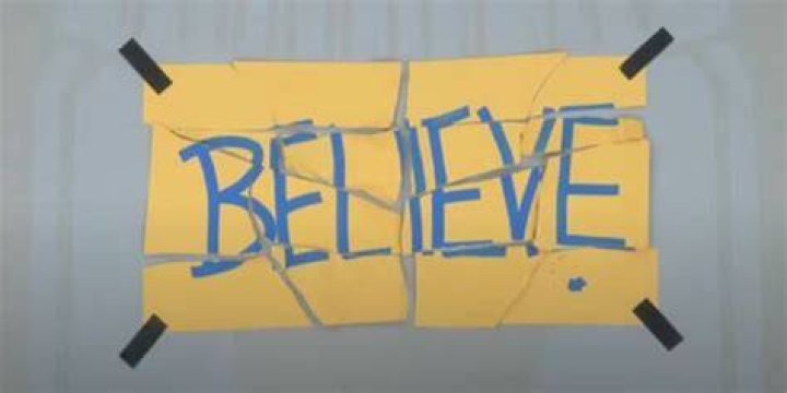 The repaired Believe sign in Ted Lasso