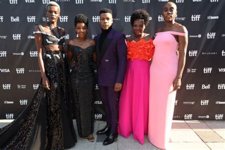 Thuso Mbedu, John Boyega, Viola Davis, Gina Prince-Bythewood, Lashana Lynch, Sheila Atim, and Cathy Schulman Thuso Mbedu, John Boyega, Viola Davis, Gina Prince-Bythewood, Lashana Lynch, Sheila Atim, and Cathy Schulman
