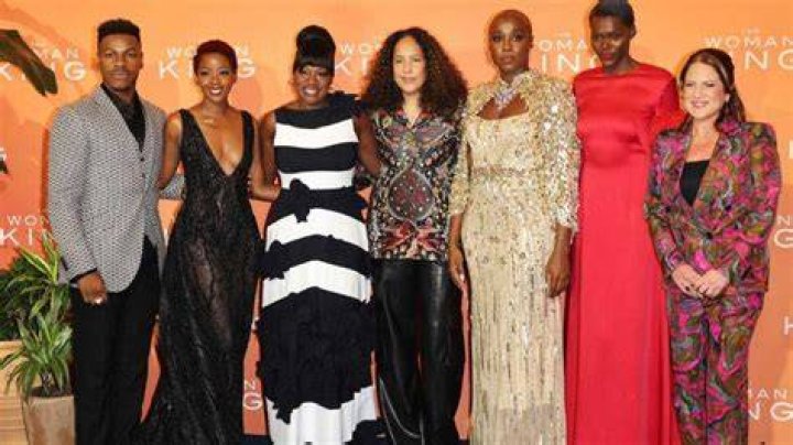 Thuso Mbedu Stuns in a Stunning Black Dress for ‘The Woman King’ UK Press Tour, Shares 4 Magnetic Cast Pics