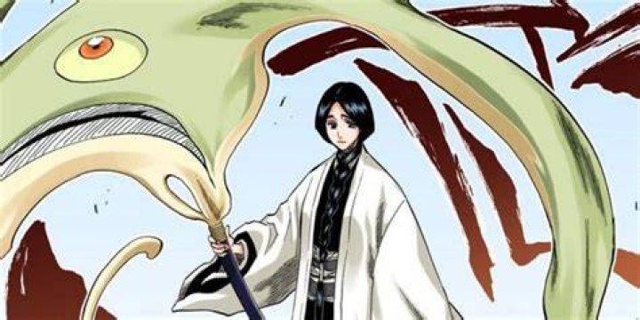 Unohana sealing her Minazuki in her scabbard in Bleach