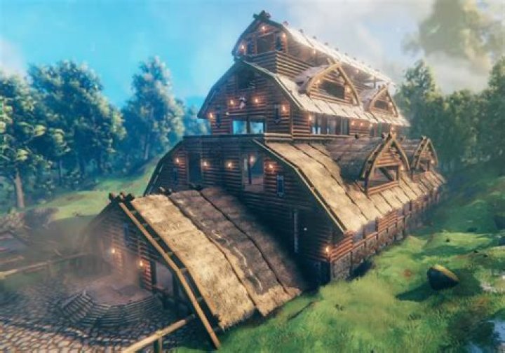 valheim base by water