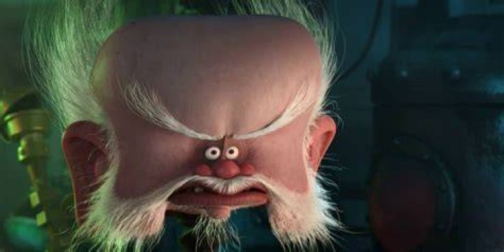 Van Helsing looking angry in Hotel Transylvania