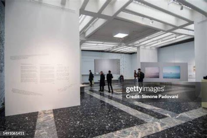 Visitors attend the press preview for the reopening of the Egyptian Theatre, in Hollywood, California on November 6, 2023