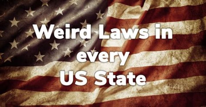 Weird laws in the US