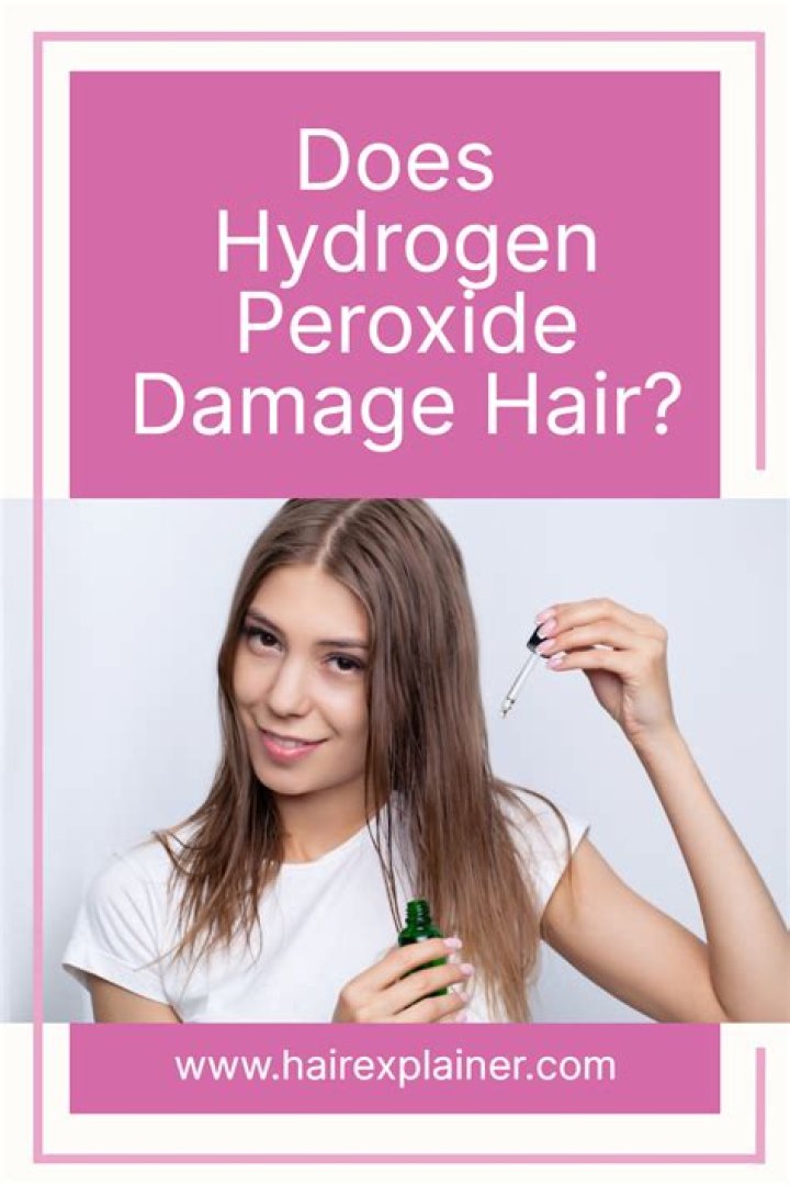 What Hydrogen Peroxide Really Does To Your Hair