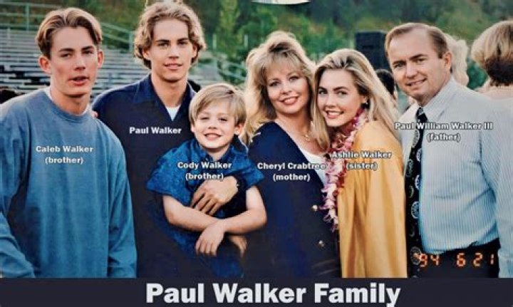 Who is Paul Walker's Sister Ashlie Walker?