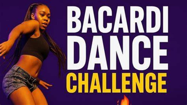 Woman does Bacardi dance challenge in small shorts