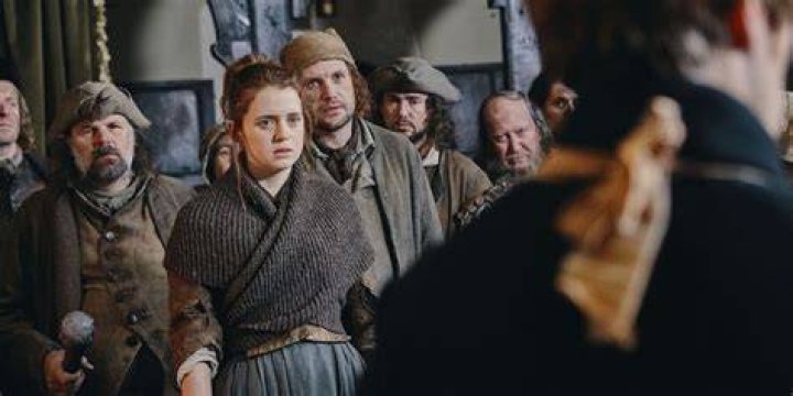 Workers look upset in Poldark
